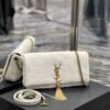 Saint Laurent Kate 99 Chain Bag With Tassel White For Women, Women's Bags 10.2in/26cm YSL