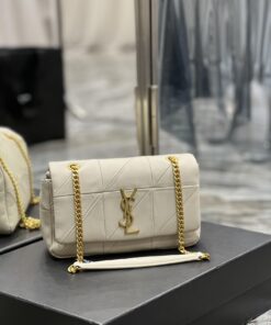Saint Laurent Jamie Small Chain Bag White For Women, Women's Bags 7.8in/20cm YSL