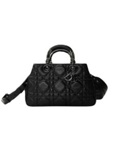 Celine Small Besace 16 Bag In Satinated Black/White/Light Pink For Women 7in/19cm 188013BEY.38NO - Black