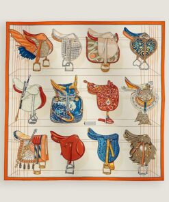 Hermes All in the Saddle scarf 90