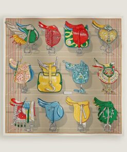 Hermes All in the Saddle scarf 90