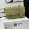 Chanel Mini Flap Bag Green For Women, Women's Bags 12.5cm