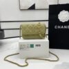 Chanel Classic Distressed Green For Women, Women's Bags 4.7in/12cm