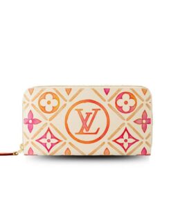 Louis Vuitton Zippy Wallet Beige For Women 7.7in/19.5cm M11455