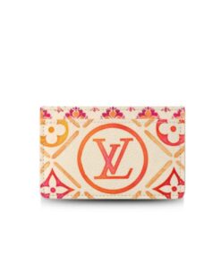 Louis Vuitton Card Holder Wallet Beige For Women 4.3in/11cm M83625
