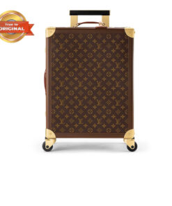 [True-to-ORIGINAL] Louis Vuitton Rolling Trunk Bag Brown For Men 15,4in/39cm M20212