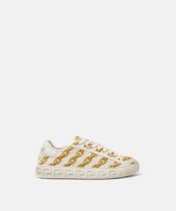 VERSACE Chain Stripes Greca Sneakers