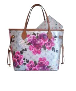 Louis Vuitton Lv Garden Metallic Monogram Neverfull Mm M21352