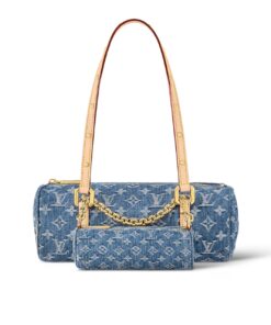 Louis Vuitton Hills Pochette Denim Blue 27Cm M82949