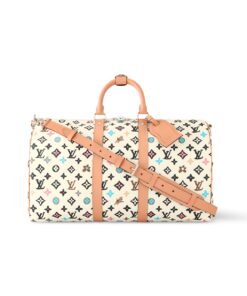 Louis Vuitton Keepall Bandouliere Vanilla 40Cm M25233