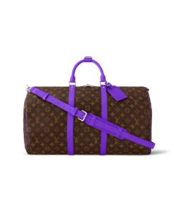 Louis Vuitton Keepall Bandouliere Violet Fonce 40Cm M46775