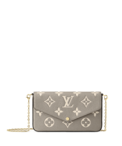 Louis Vuitton Felicie Pochette Light Grey 21Cm M82047
