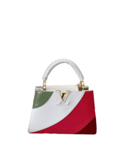 Louis Vuitton Capucines 27Cm Red And White M59864