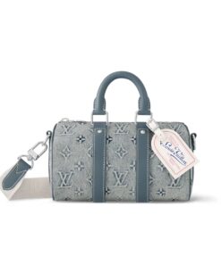 Louis Vuitton Keepall Bandouliere 25 Monogram Washed Denim Canvas 24Cm M22762