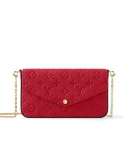 Louis Vuitton Felicie Pochette Red M63700