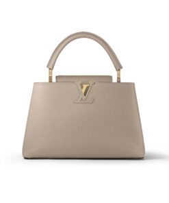 Louis Vuitton Capucines Mm Grey 31Cm M42253