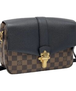 Louis Vuitton Clapton Womens shoulder bag N44243 Damier ebene x noir Black