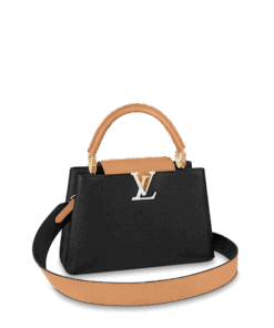 Louis Vuitton Capucines Mm Black 27Cm M59466