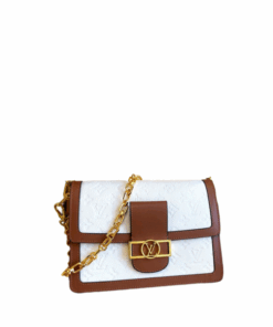 Louis Vuitton Dauphine 25Cm White And Brown M45959