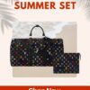 Summer Set Louis Vuitton: LV x TM Keepall Bandoulière 50 + LV x TM Toiletry Pouch
